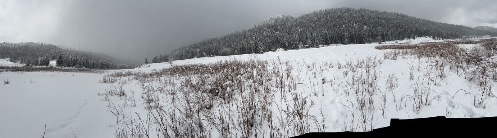 Winter Hills Panorama