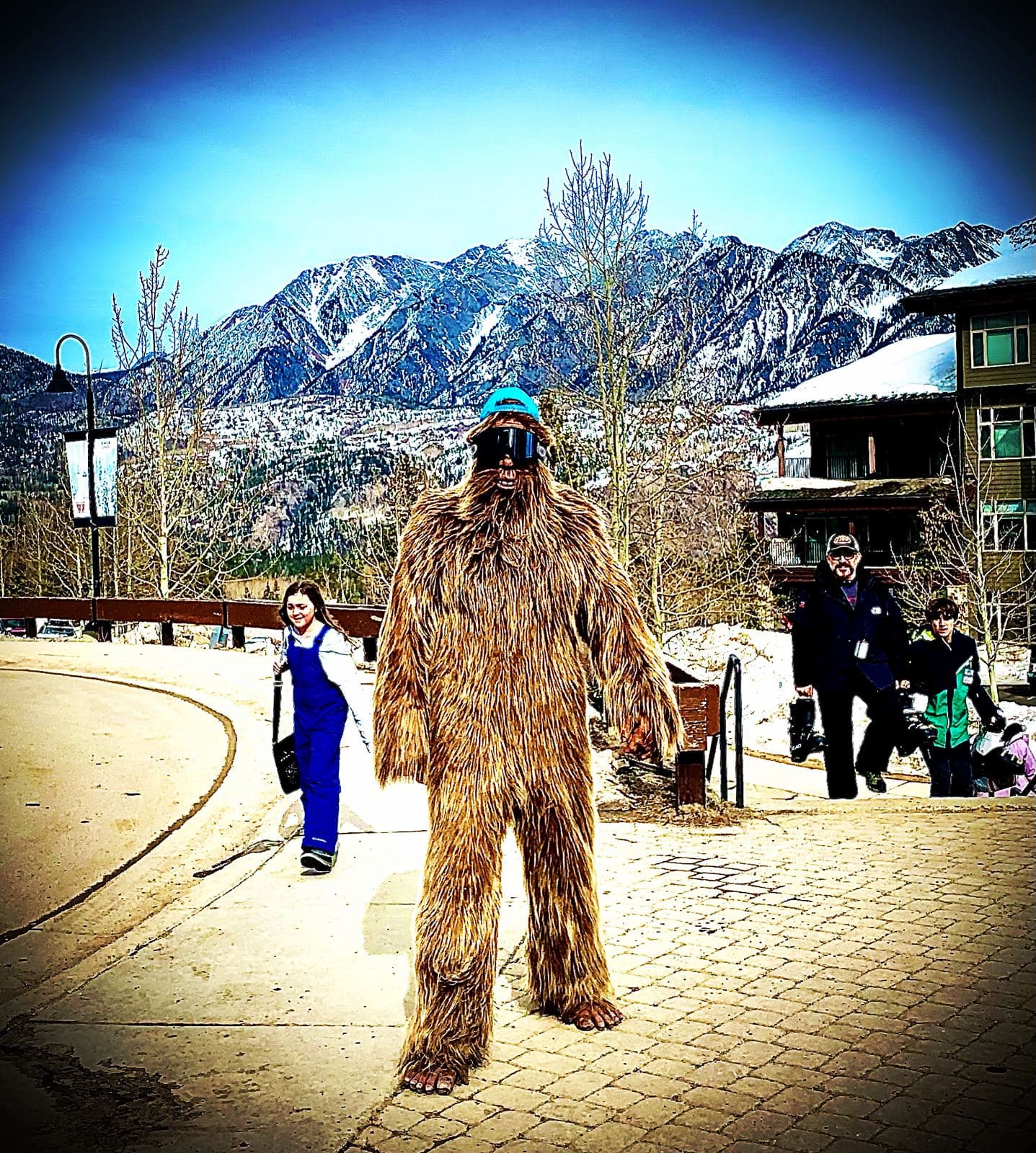 Winter Purgatory Village Bigfoot