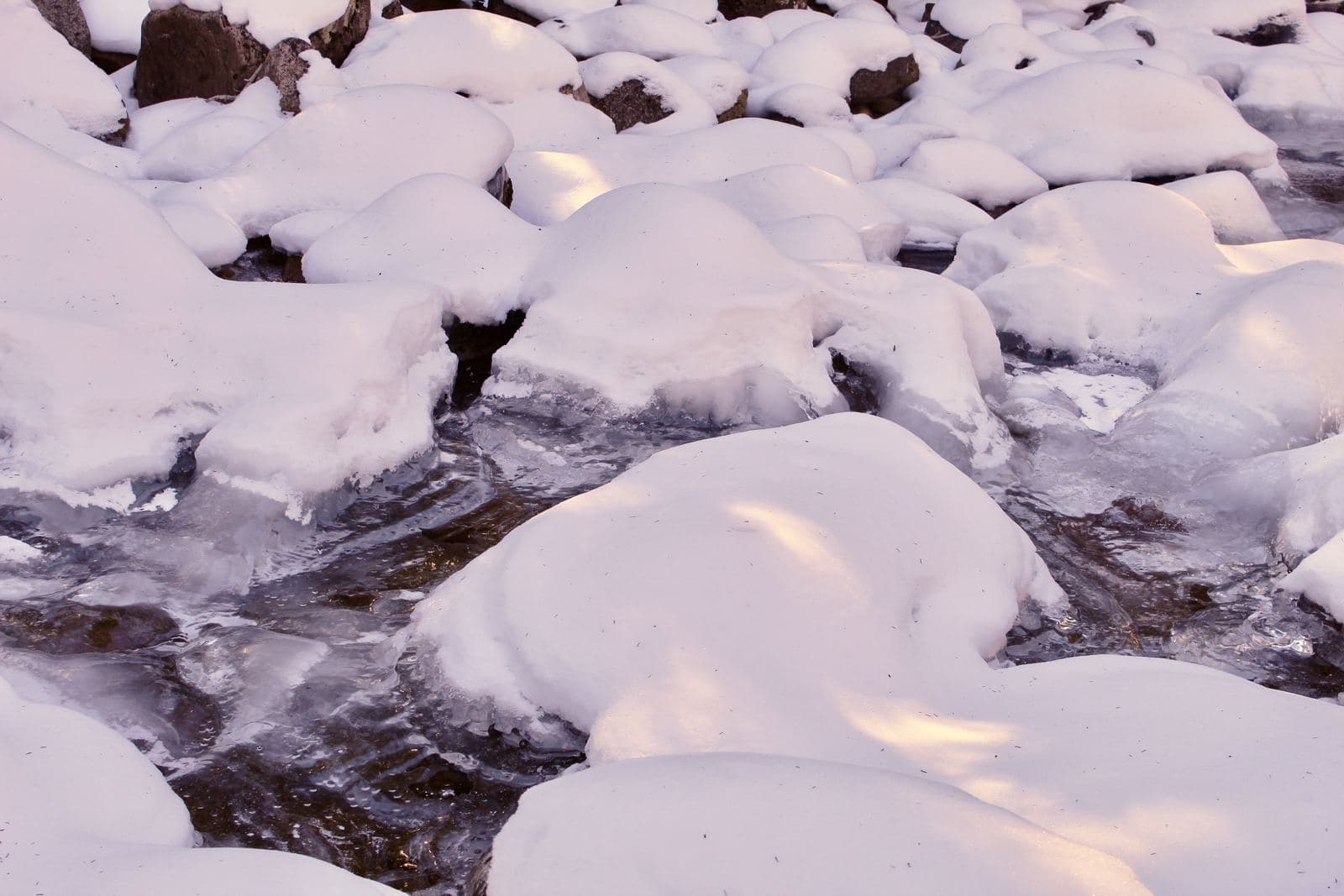 Winter Snowy Creek