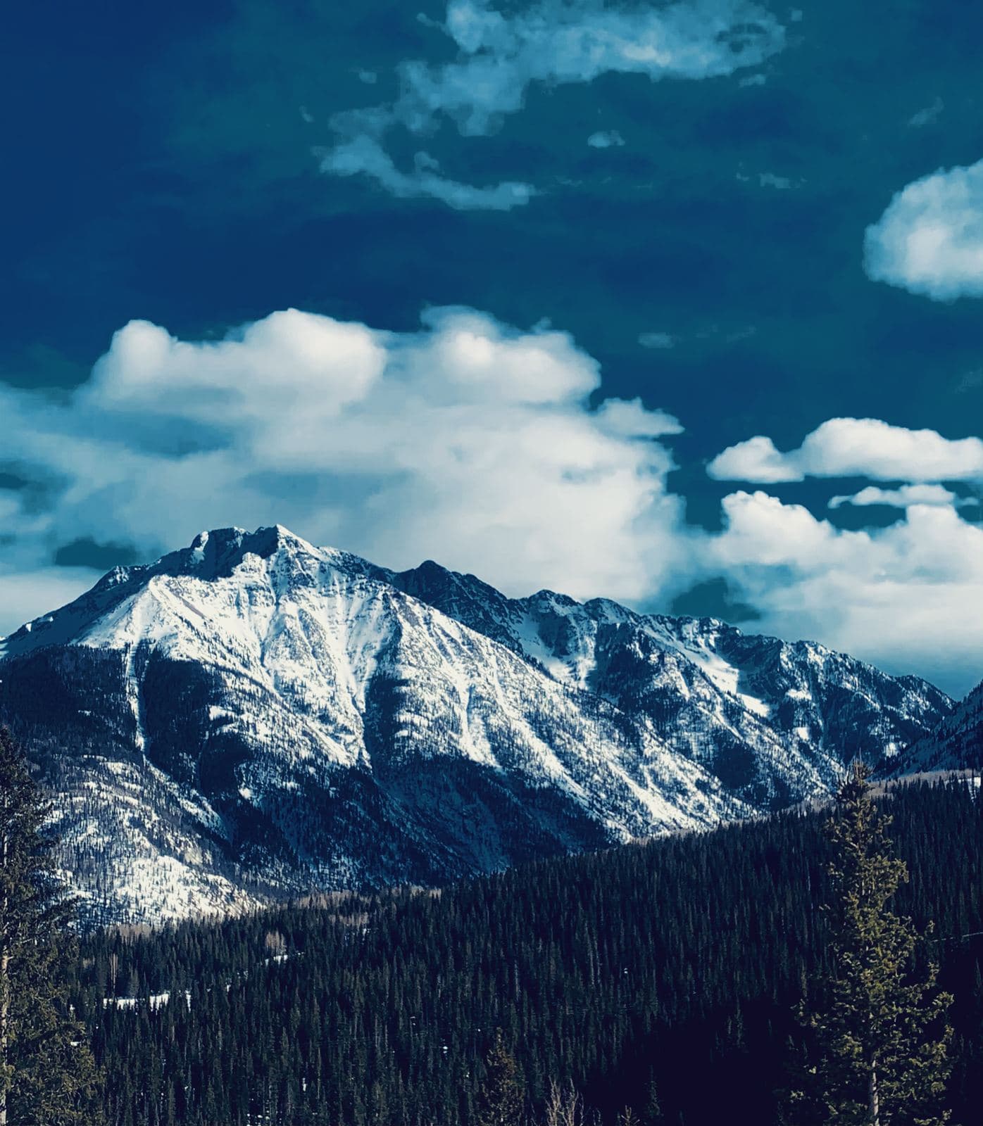 Winter Snowy Peak